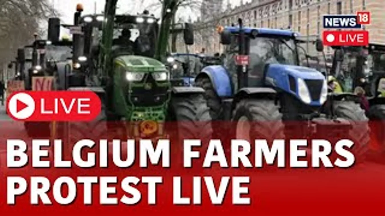 Belgiumban a gazdák lezártak egy fontos kikötőt