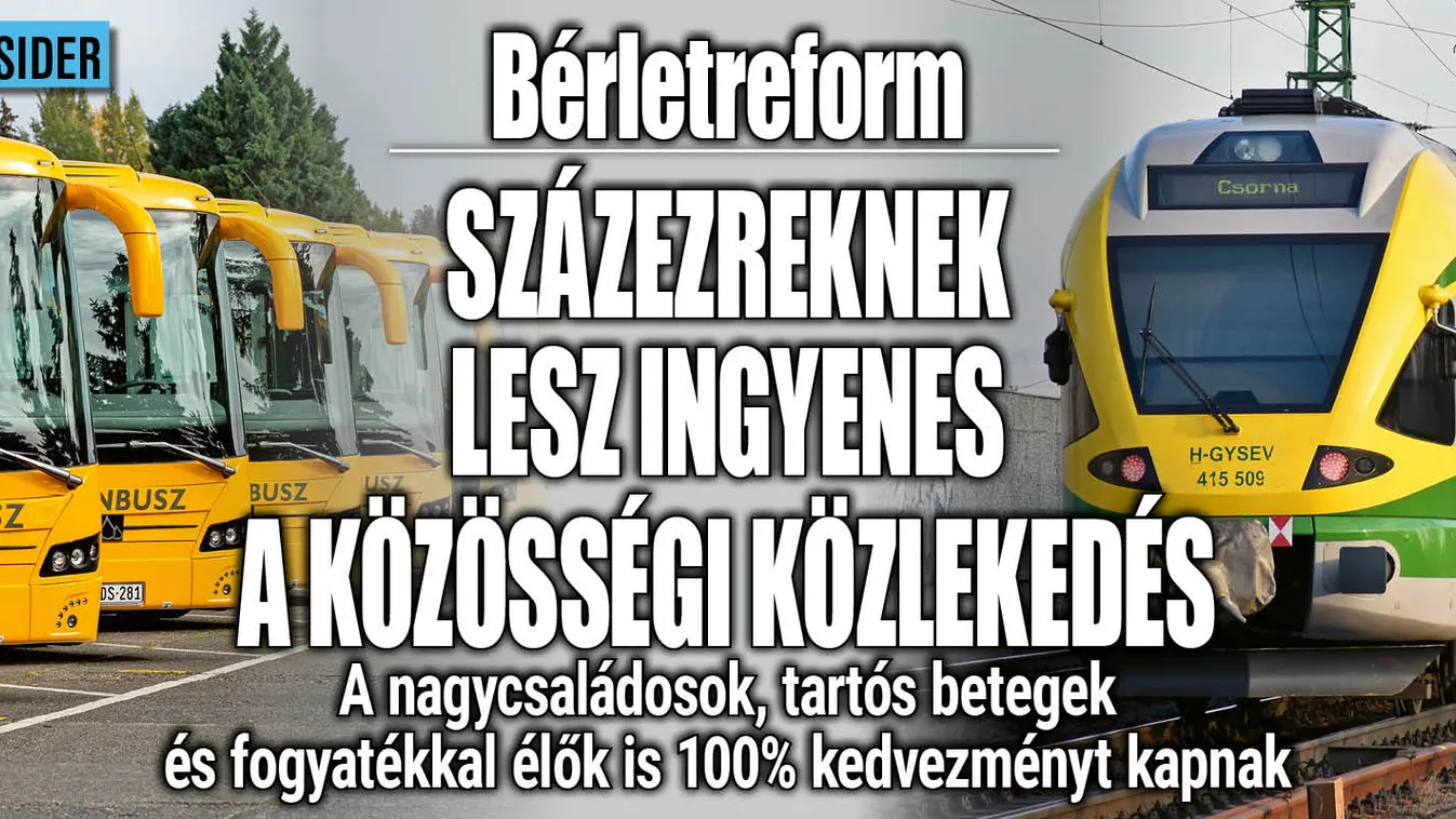 Százezreknek lesz ingyenes a közösségi közlekedés