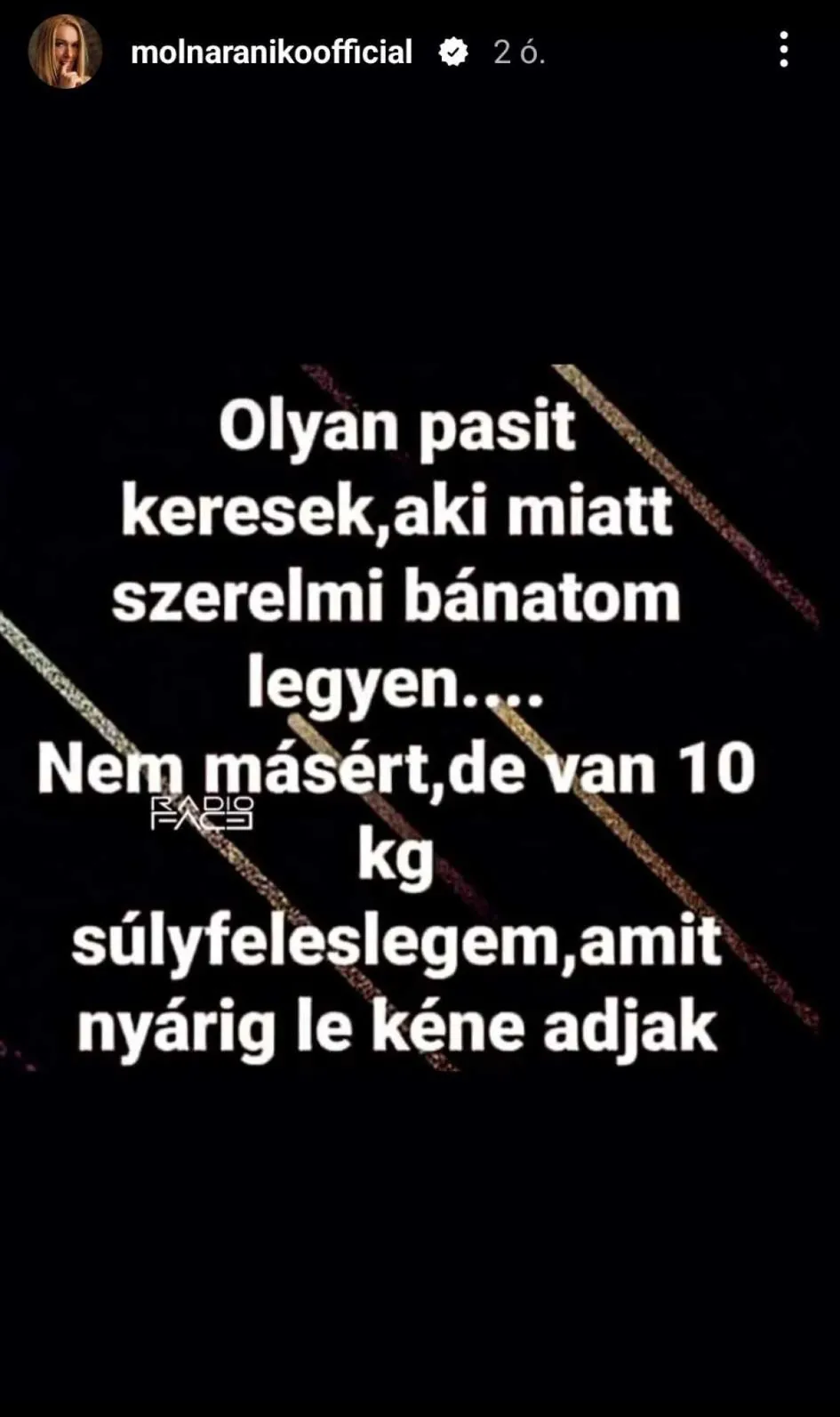 Molnár Anikó férfiálma