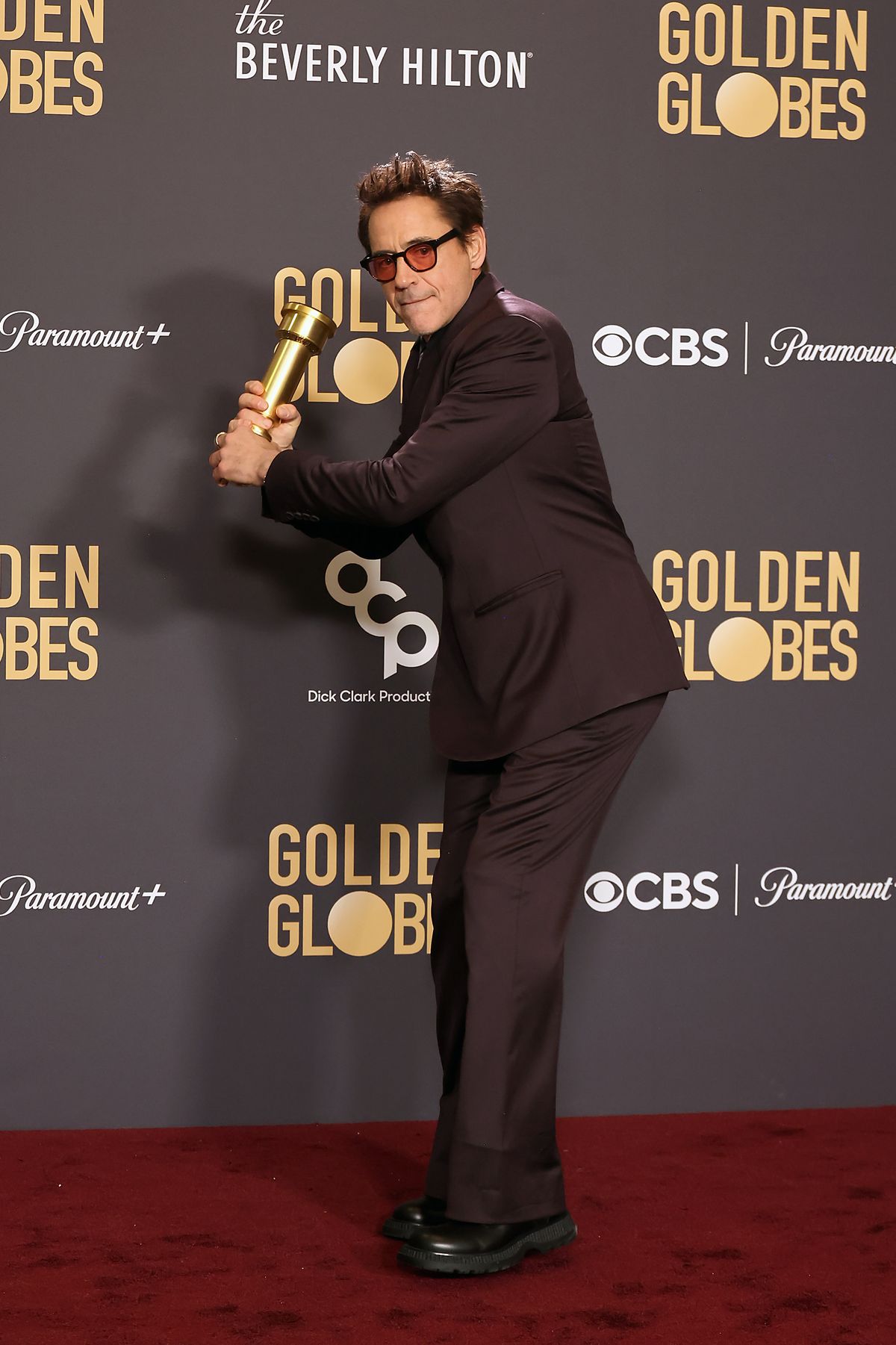 Robert Downey Jr. - 81st Annual Golden Globe Awards - Press Room