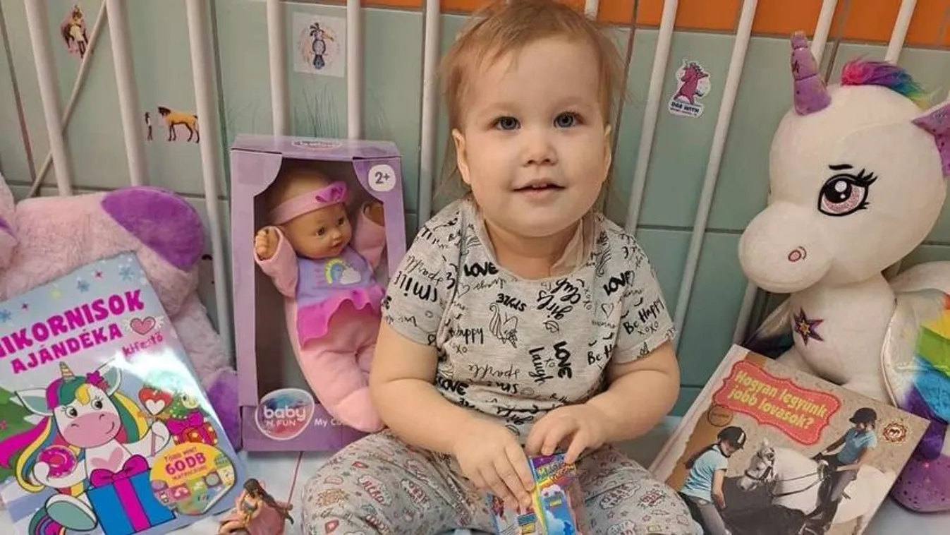 Kétévesen lett leukémiás a kis Bogi