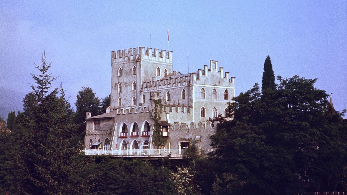 Az ausztriai Itter kastély nem sokkal a II. világháború után