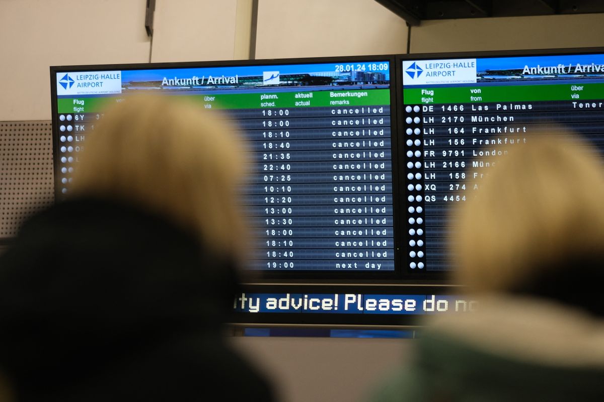 Warning strike at Leipzig-Halle Airport