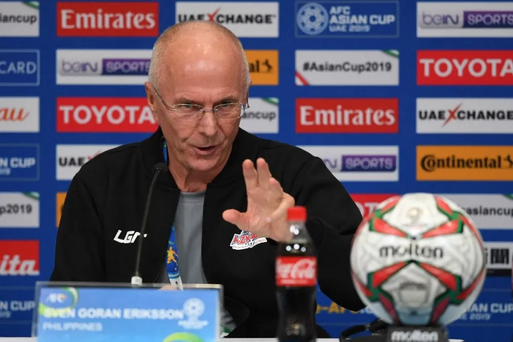 A 75 éves Eriksson tavaly nyárig dolgozott, legutóbb a Fülöp-szigetek szövetségi kapitányaként