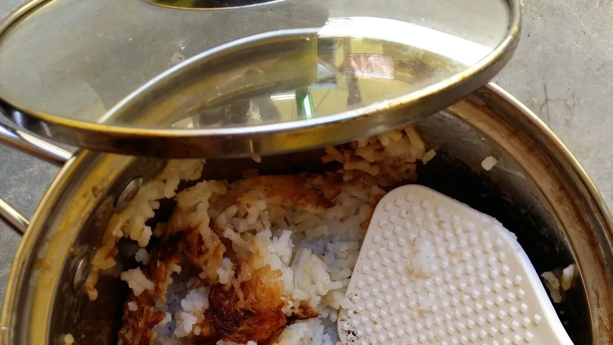 Rice,That,Is,Burnt,From,Being,Cooked,Over,Too,High