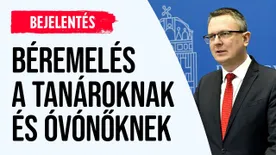 A tanárok és óvónők pénze átlag 32,2 százalékkal emelkedik