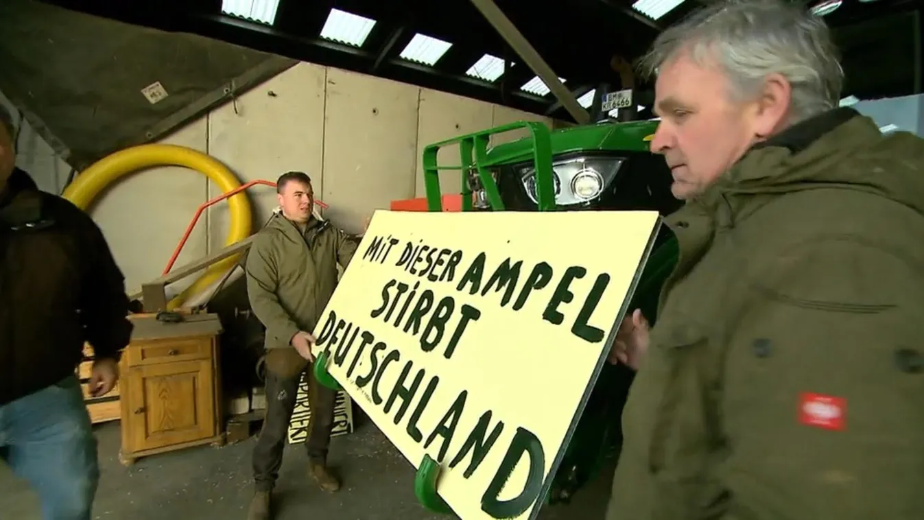 A német gazdák a kormány bukását jósolják