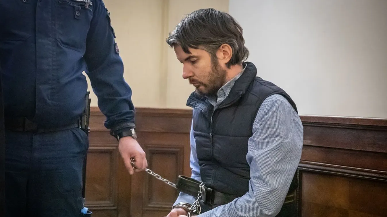 Fotó: bilincsben hozták a bíróságra az angyalföldi gyilkost