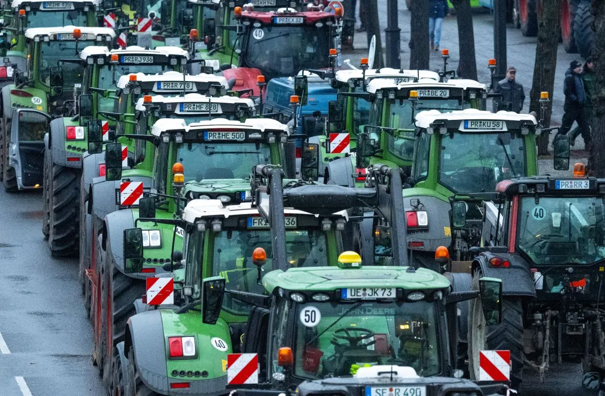 Farmers' protests - large rally in Berlin