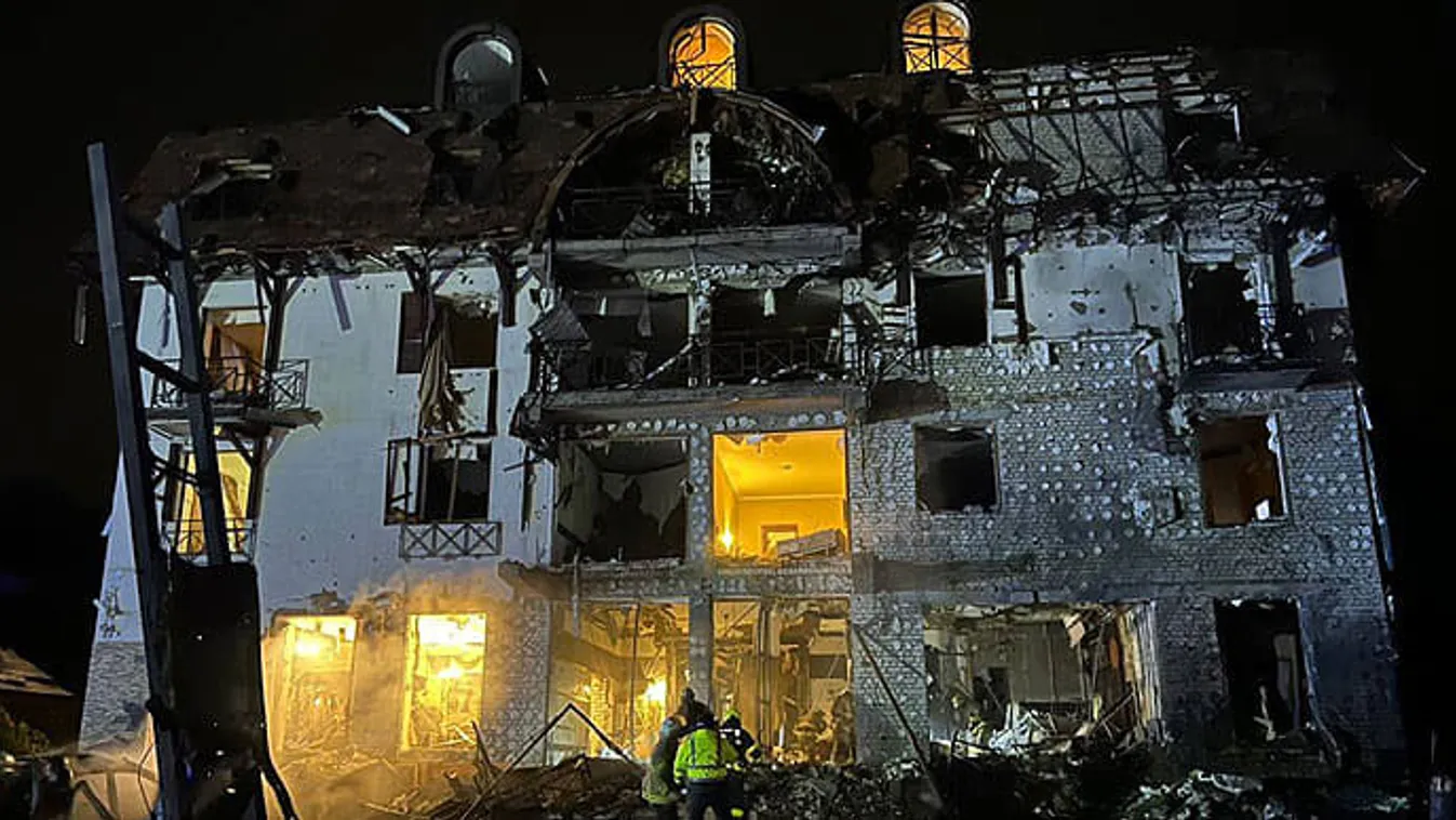 Orosz rakéták csapódtak egy ukrán szállodába