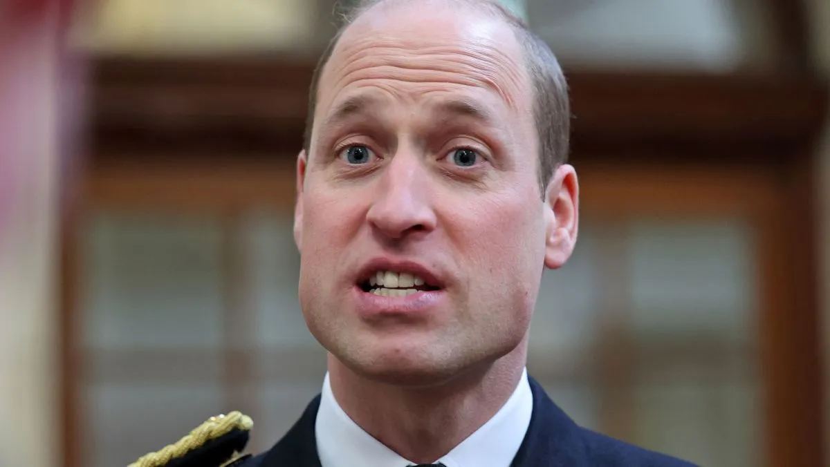 Prince William in Dartmouth, UK.