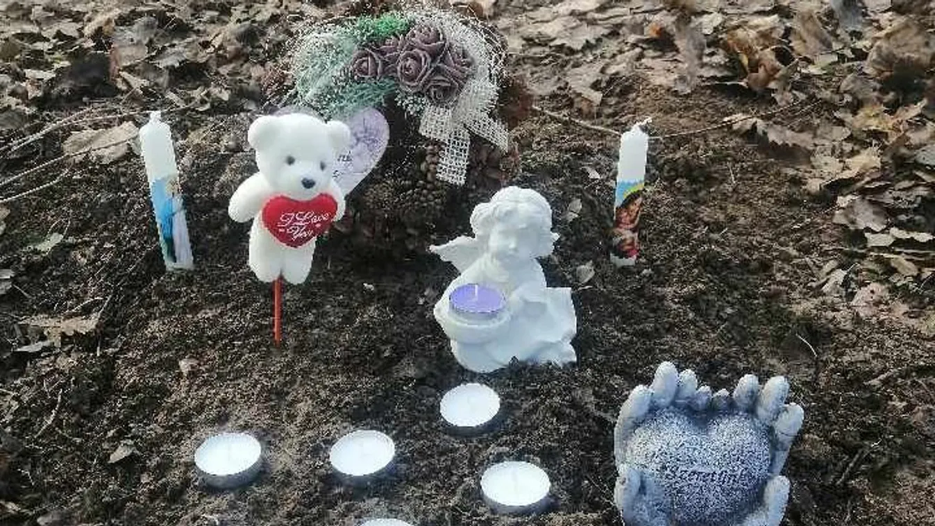 Megnyugvást talált kisfia sírja mellett Andrea