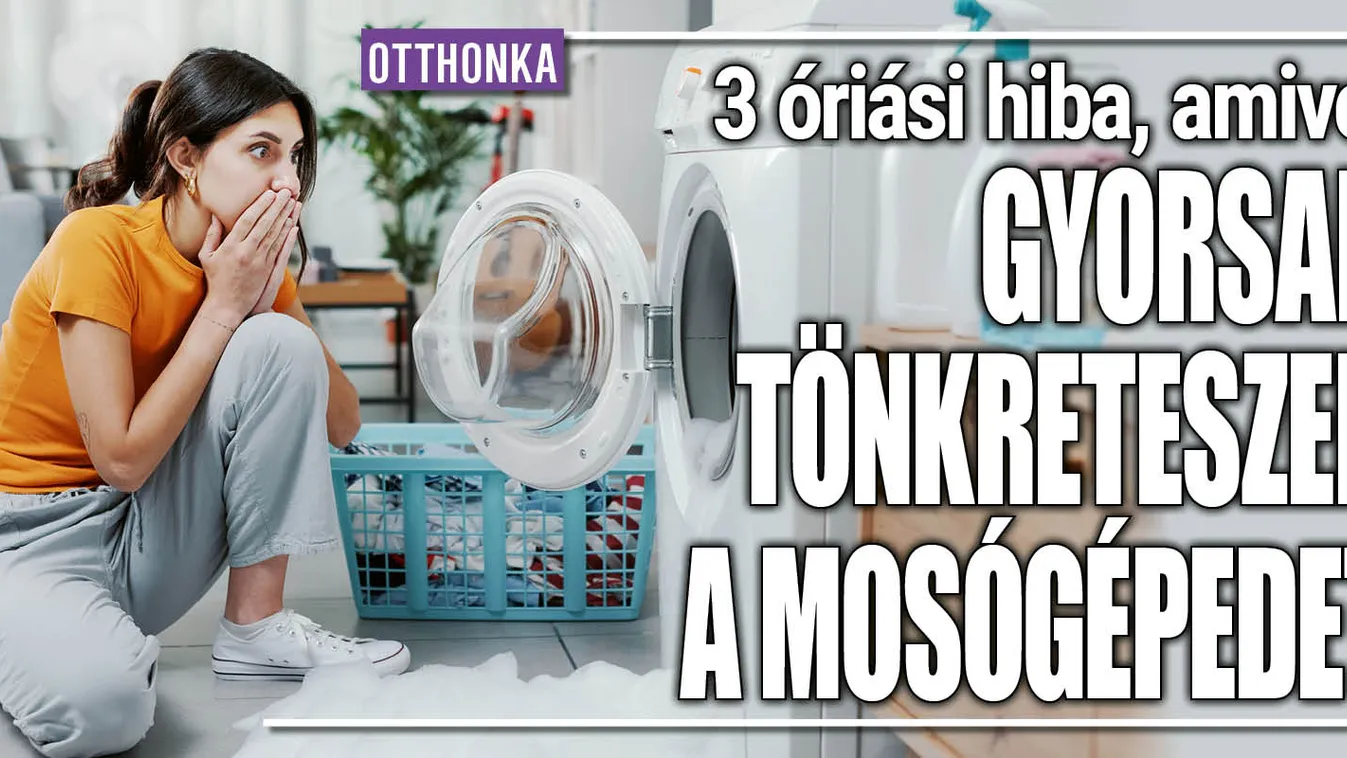 3 mosási hiba, amivel gyorsan tönkreteszed a mosógépedet