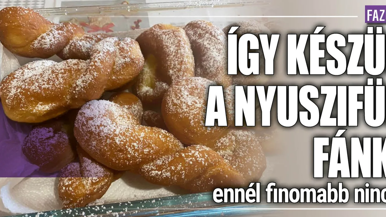 Így készül a nyuszifül fánk, ennél finomabb nincs