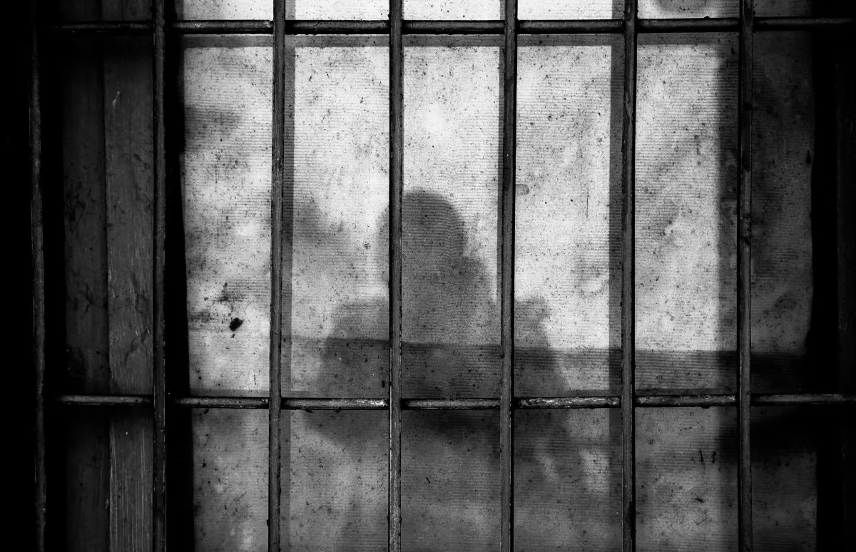 börtön, rács, zárka