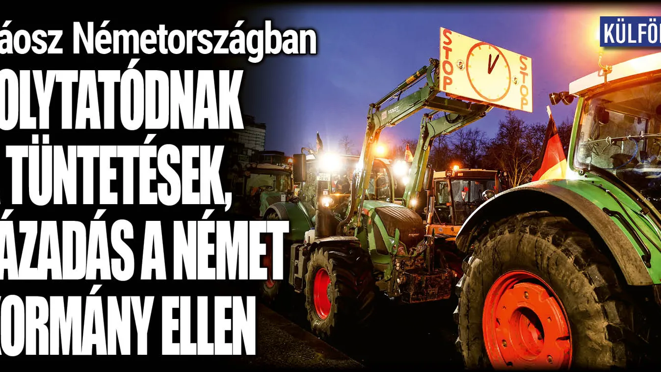 Káosz Németországban: folytatódnak a tüntetések