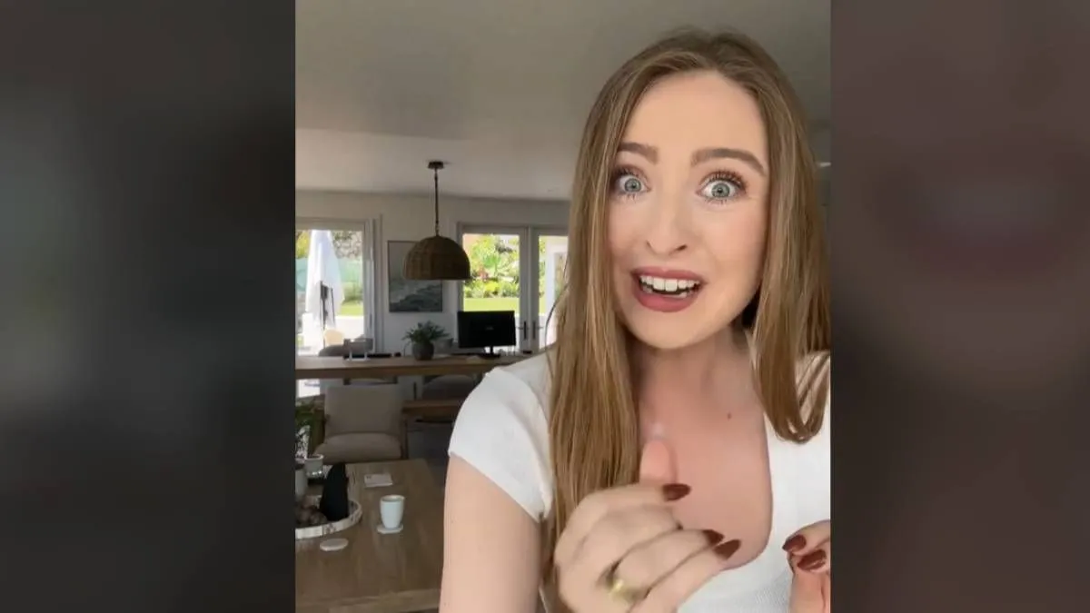 Kat Norton, Miss Excel, fotó: Tiktok videógrab