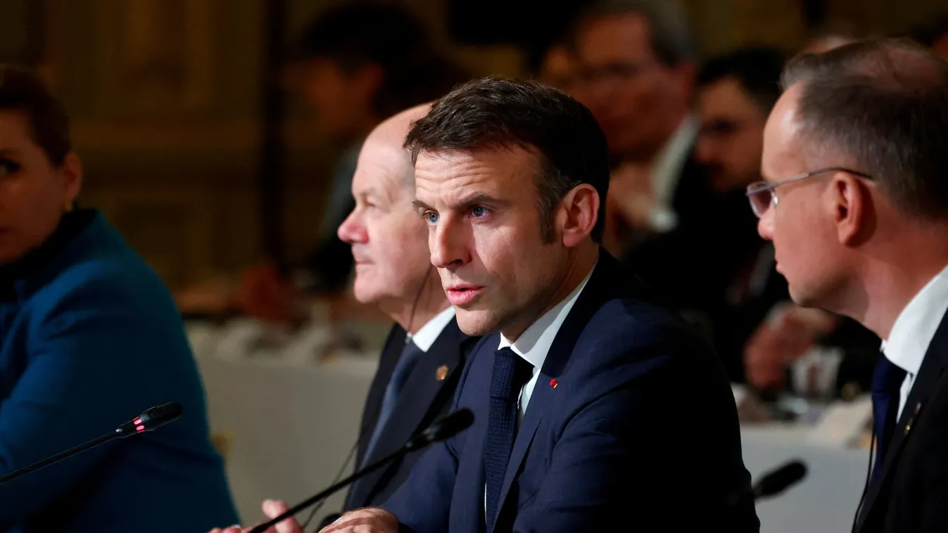 Macron nem zárja ki, hogy katonákat küldjenek Ukrajnába