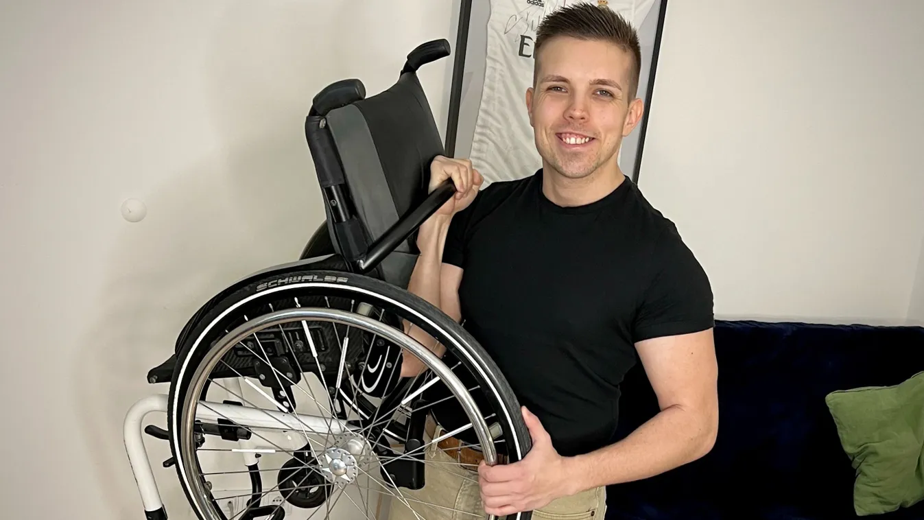 "Igazi hős vagy!" – 10 éve szállt ki a kerekesszékből Máté