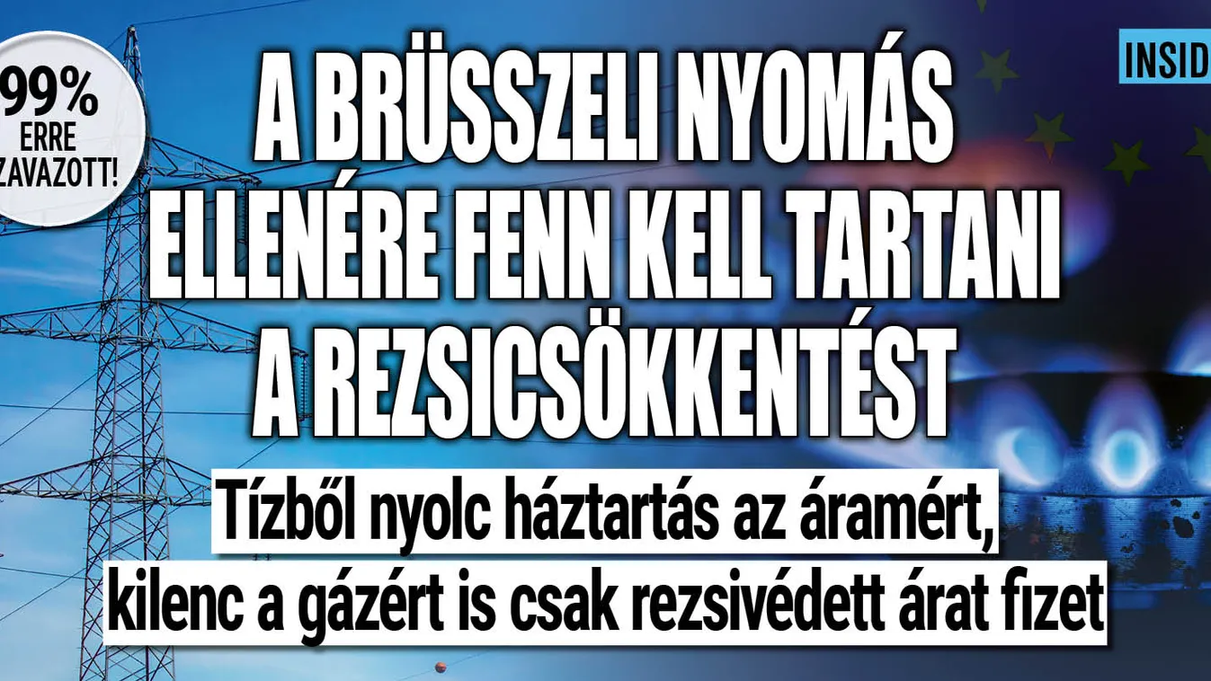 Ennyi embernek nyújt védelmet a rezsicsökkentés