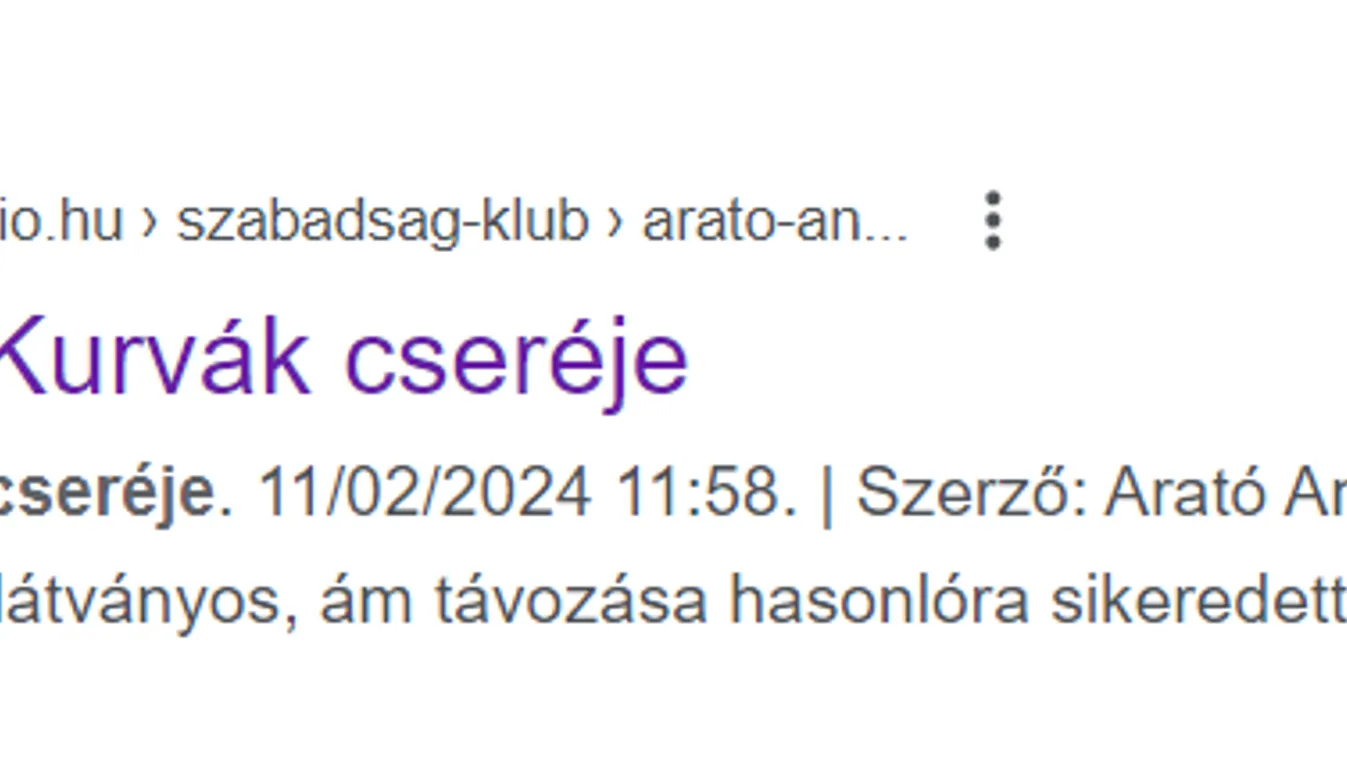 Ferencz Orsolya: Arató András véleménycikkéből árad a nőgyűlölet
