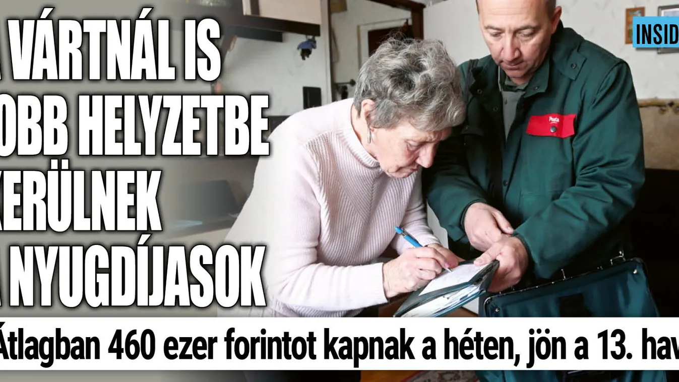 A vártnál is jobb helyzetbe kerülnek a nyugdíjasok