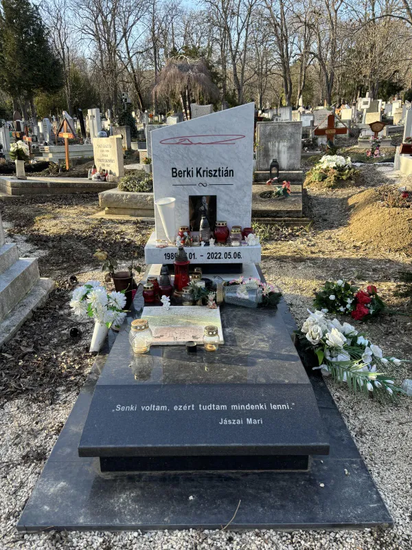 Berki Krisztián sírja