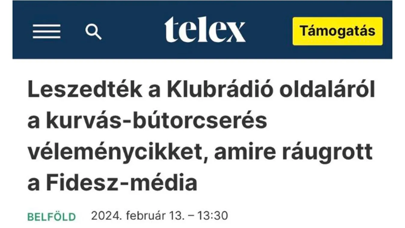 Szégyellje magát a nőket alázó Klubrádió és a Telex