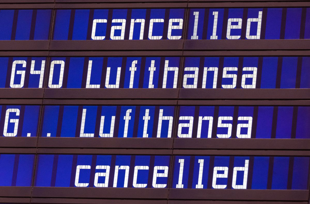 Lufthansa pilots strike - Munich