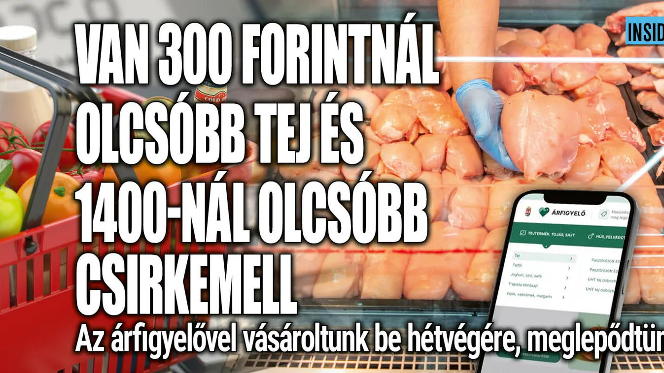 Bevásároltunk az árfigyelővel a hétvégére, és nagyon meglepődtünk