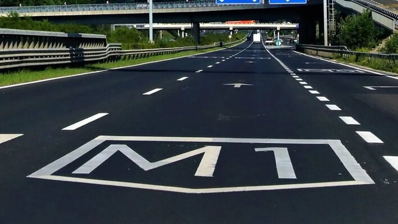 Teljesen elesett az M1-es, több kilométeres a torlódás