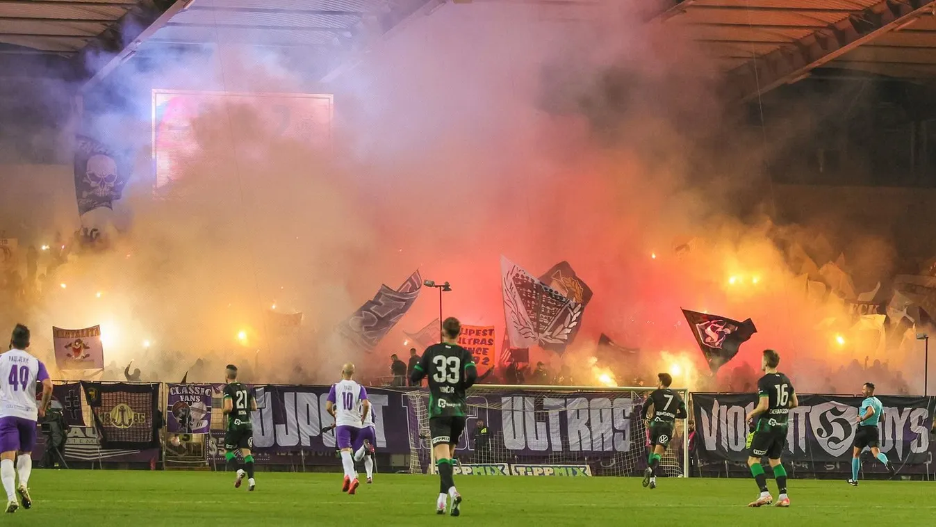 Megrázó, felgyulladt egy szurkoló Újpesten