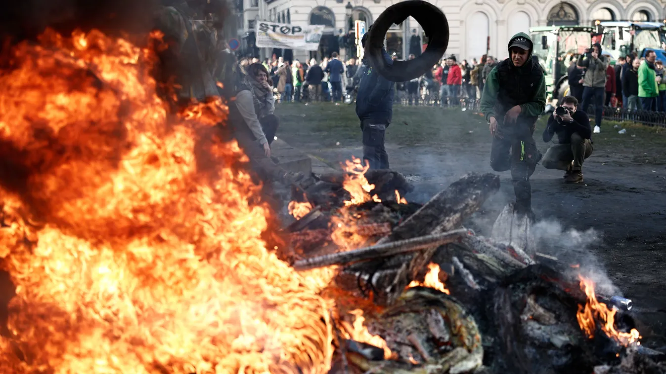 Egyre szélesebb körűek, egy elszántabbak az európai gazdatüntetések