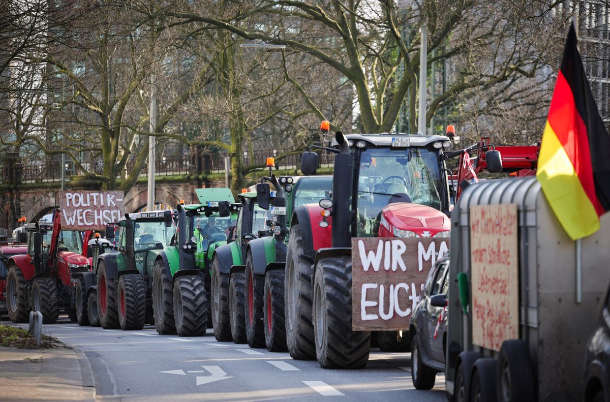 Farmers' protests - Hamburg