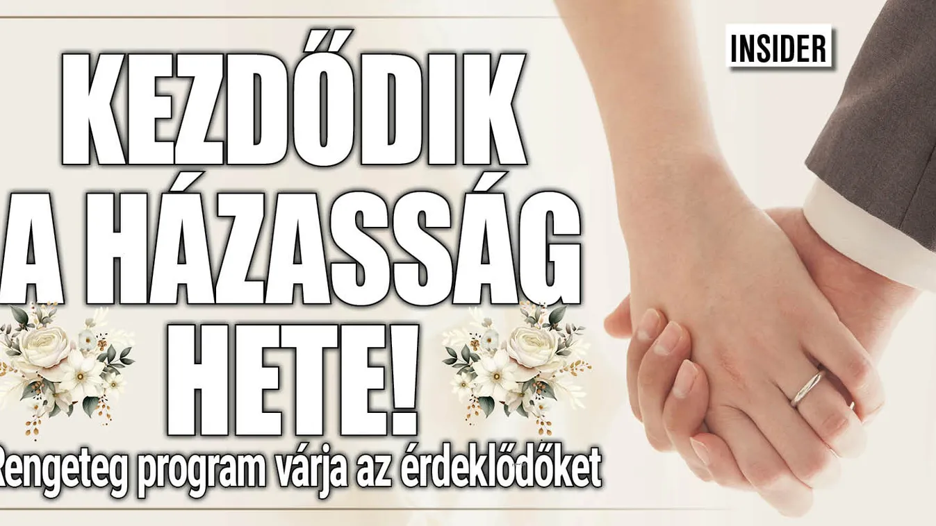 Kezdődik a házasság hete - itt a rengeteg program