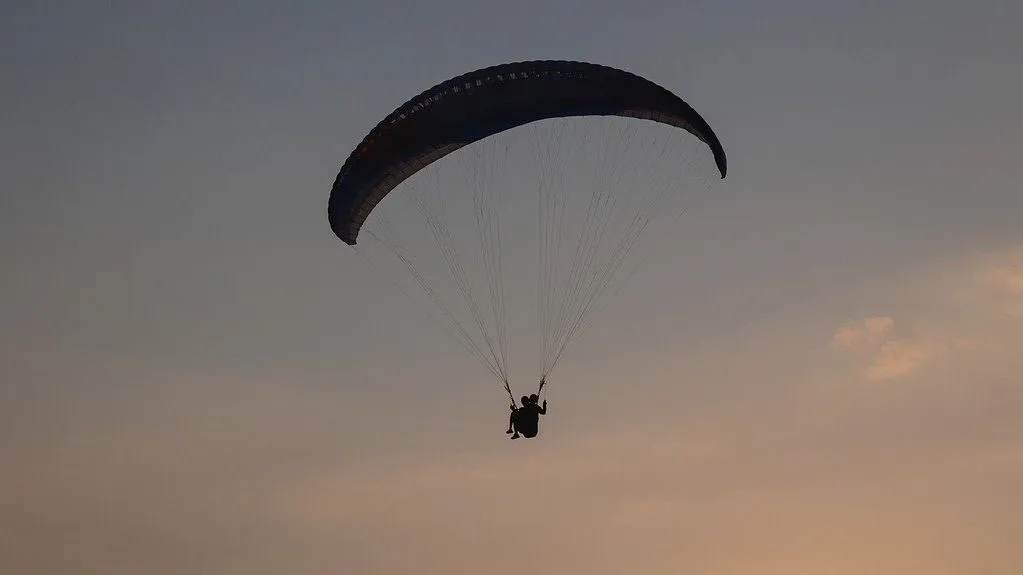 Egy fáról kellett lementeni az ejtőernyőst