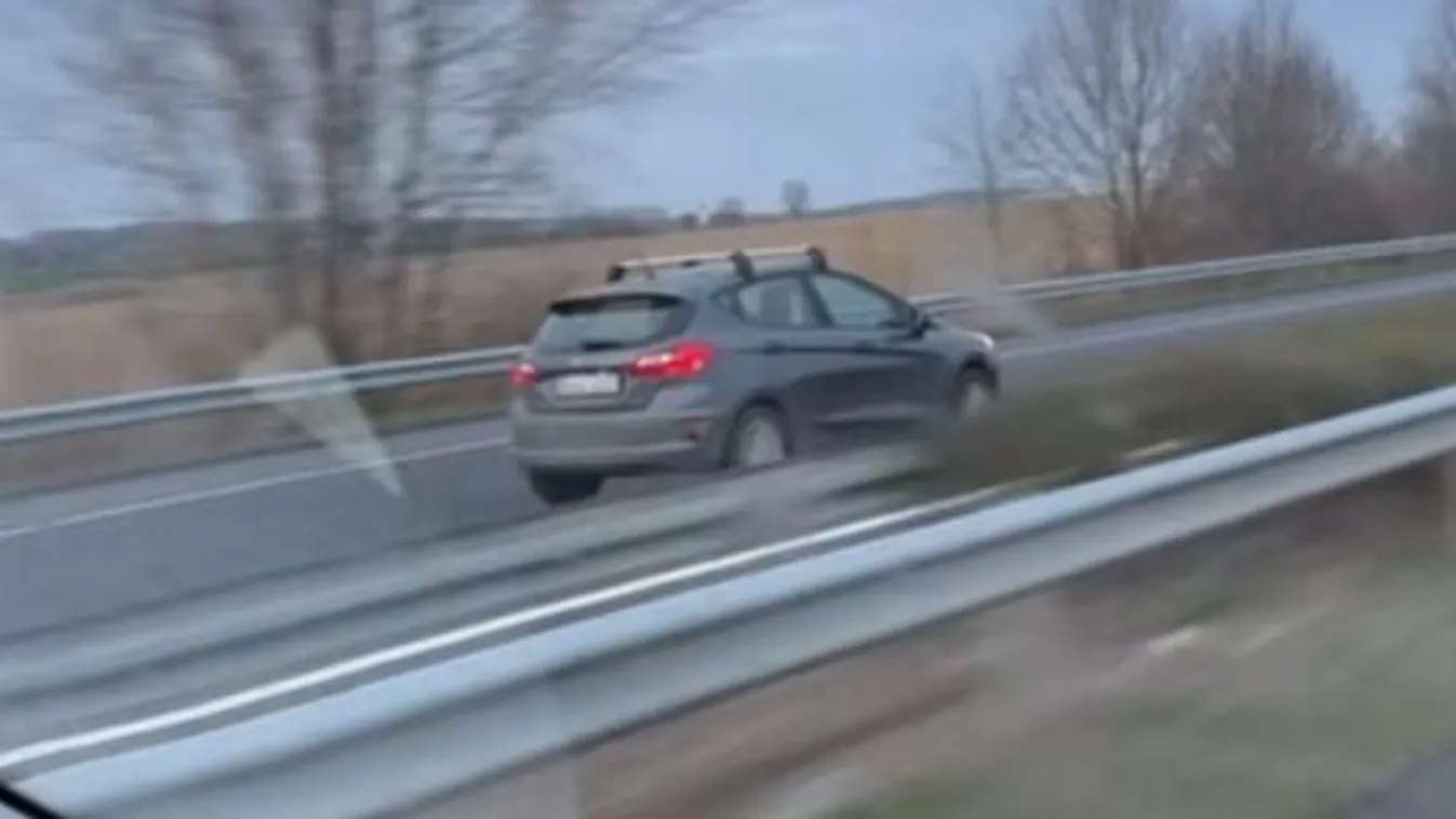 Egyenesen  kórházba vitték az M7-es rémét – videó