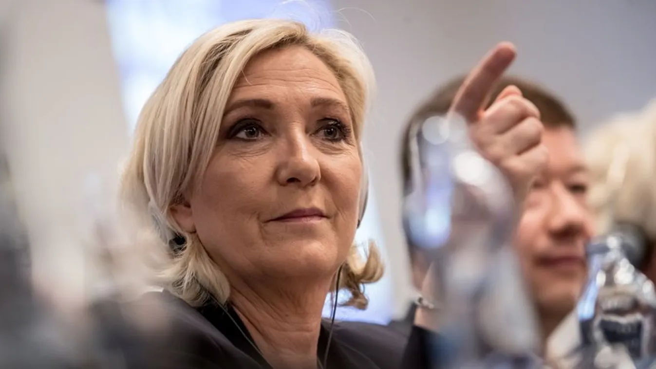 Marine Le Pen pártjának jók az esélyei az EP-választáson