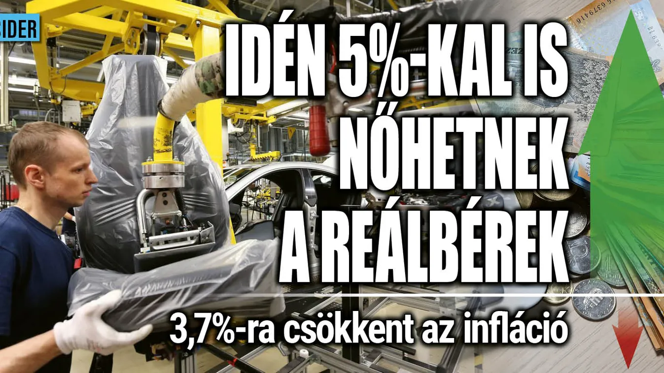 Remek hírek érkeztek a reálbérekről, mutatjuk a részleteket