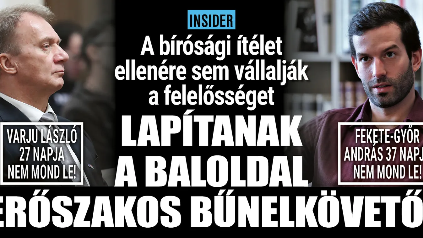 Továbbra sem mondanak le a baloldal elítélt bűnelkövetői