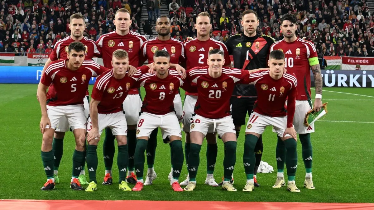GULÁCSI Péter; MILOS, Kerkez; NAGY Ádám; NEGO Loic; SZALAI Attila; SALLAI Roland; SCHÄFER András; BALOGH Botond; LANG Ádám; VARGA Barnabás; SZOBOSZLAI Dominik