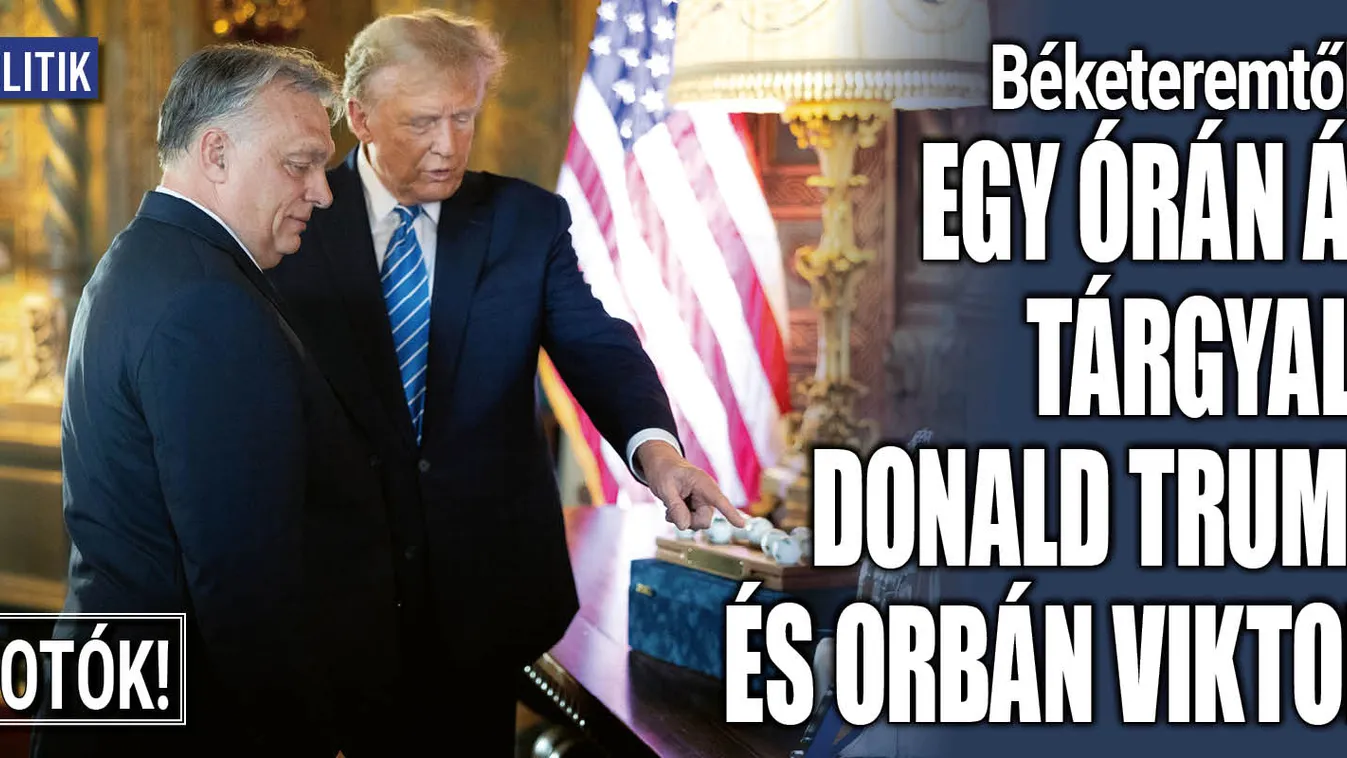 Ez volt Trump és Orbán találkozójának programja - fotók