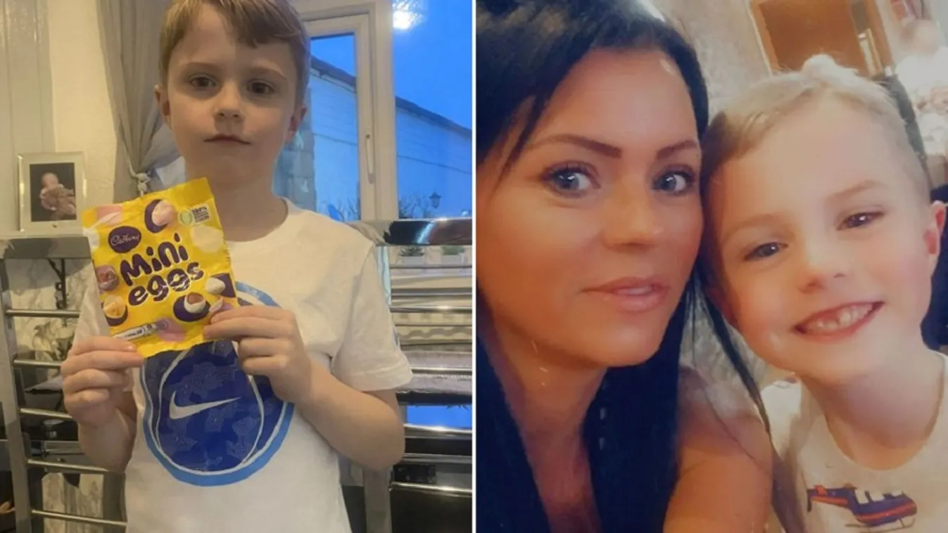 Majdnem belehalt a húsvéti csokitojásba a kisfiú