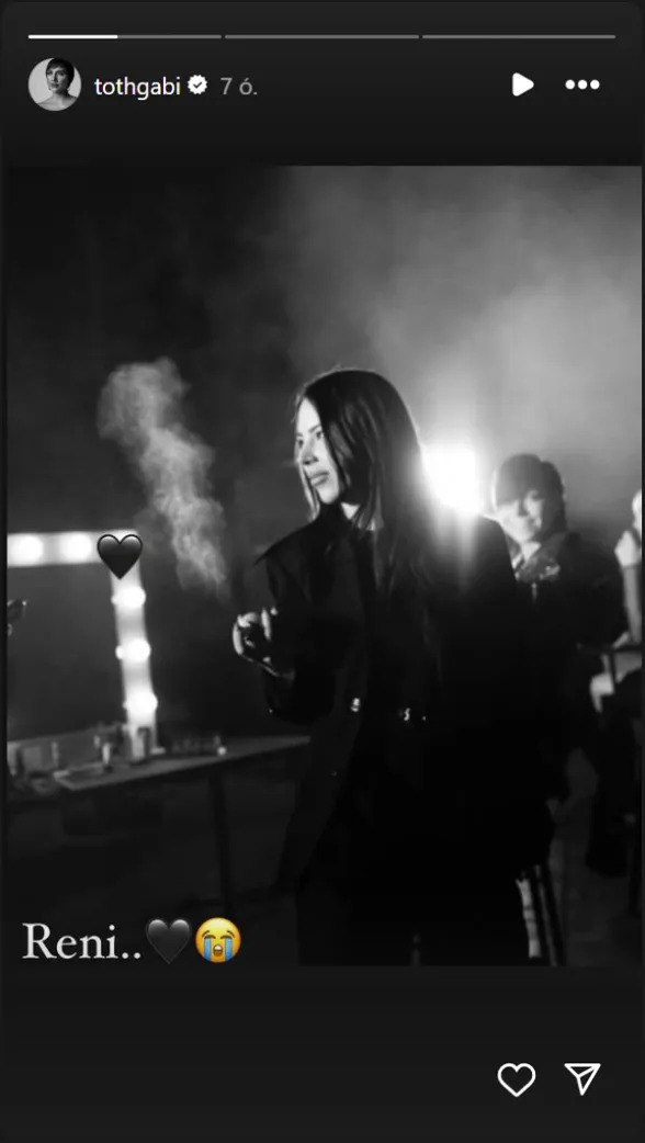 Tóth Gabi Szabó Renáta gyász