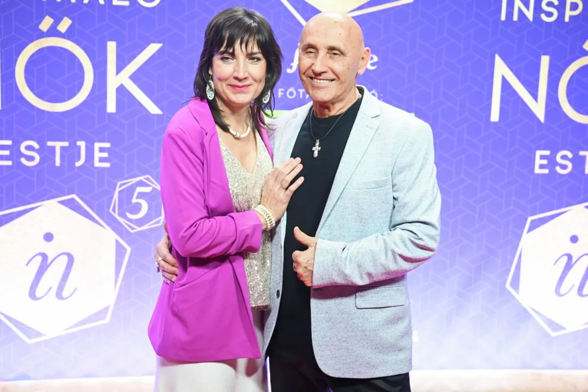 Pataky Attila és felesége