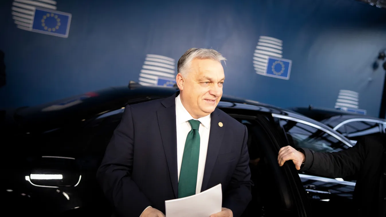 Orbán Viktor Brüsszelben tárgyal