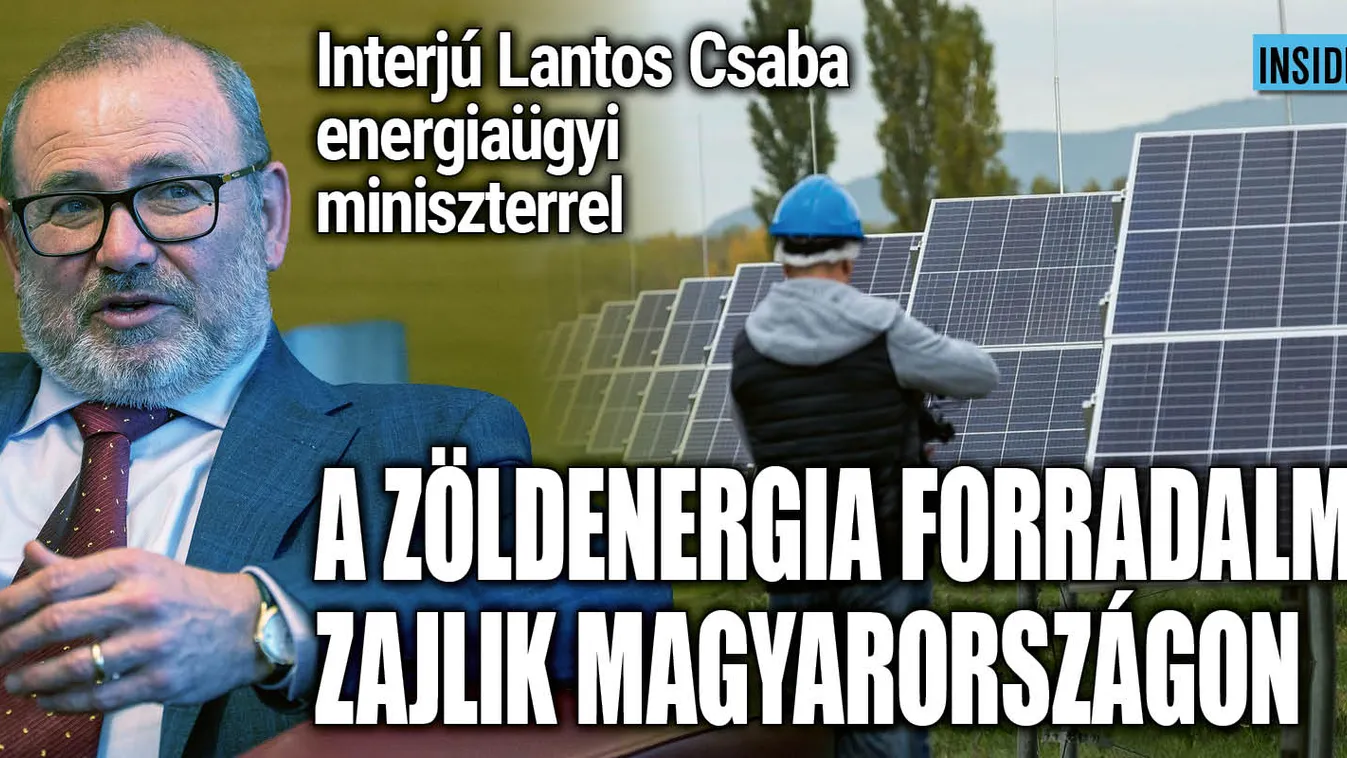 Lantos Csaba: zöldenergia-forradalom zajlik Magyarországon