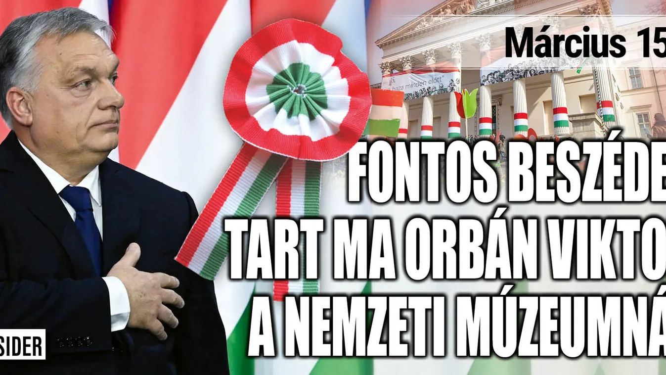 Fontos beszédet tart Orbán Viktor a Nemzeti Múzeumnál