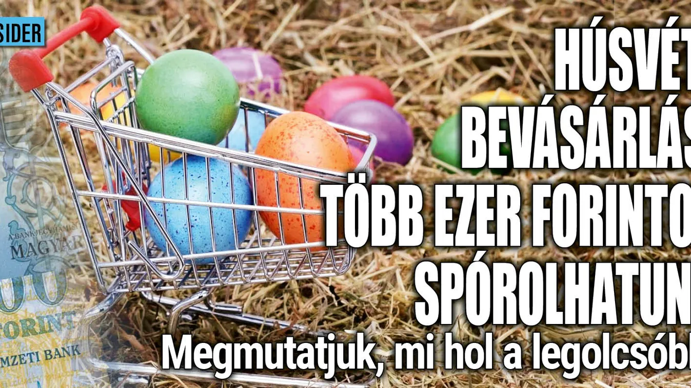 Húsvéti bevásárlás: mutatjuk a legolcsóbb árakat