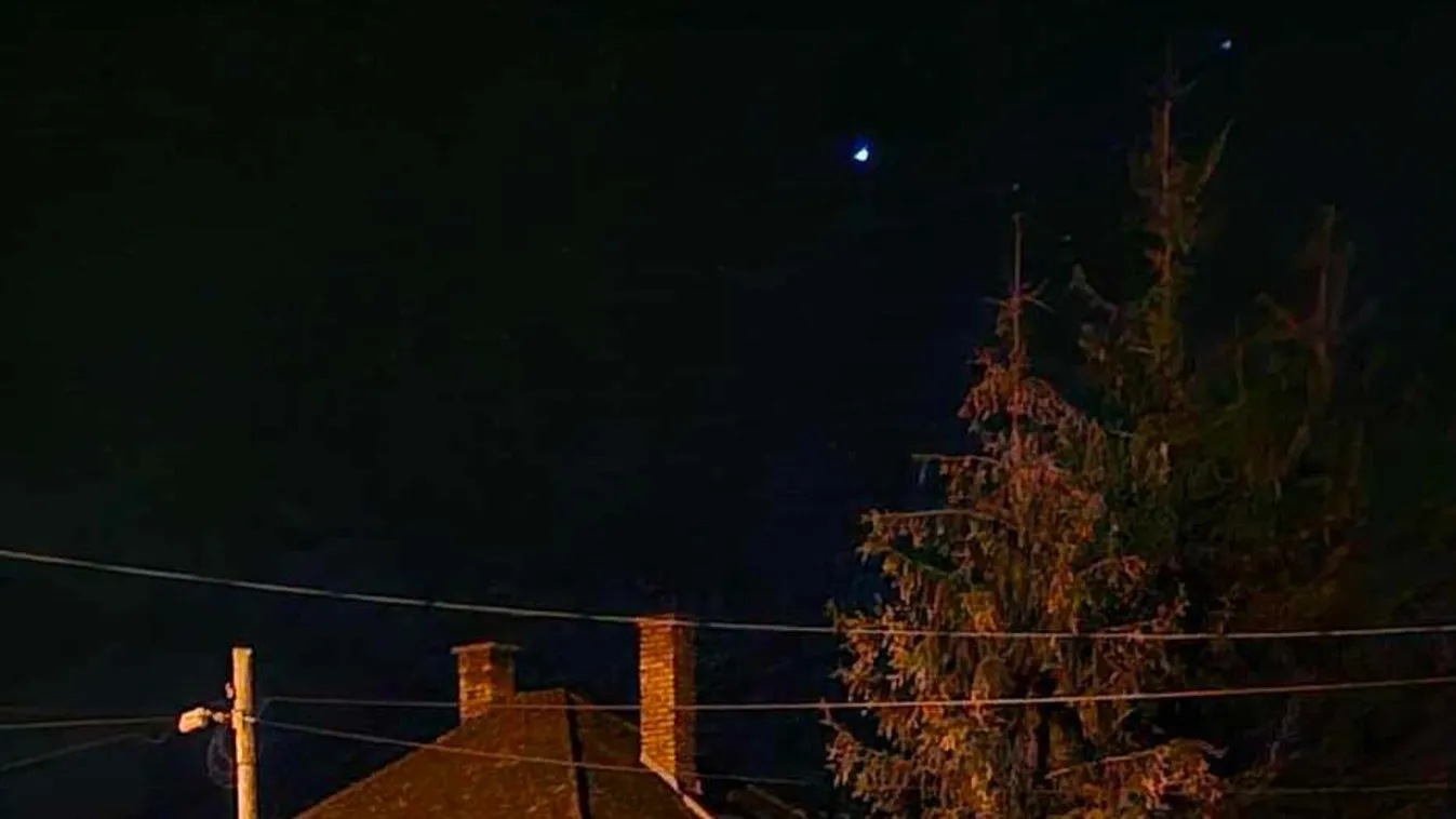 Repülő csészealj jelent meg Magyarországon - videó